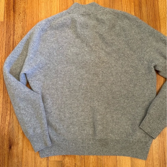 Brooks Brothers o 346 pure cashmere sweater quarter-zip Size XXL (n - Picture 4 of 10